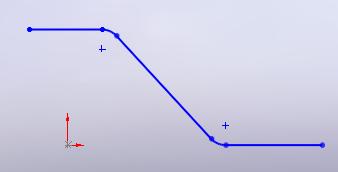 Şekil 2.41: Profil kalınlığı verilmiş yüzey 2.2.8. 3D Sketch (Üç Boyut Taslak Çizimi) Solidwoks programında sketch(taslak) çizimi iki boyut yapılan çizim çalışmasıdır(şekil 2.33).