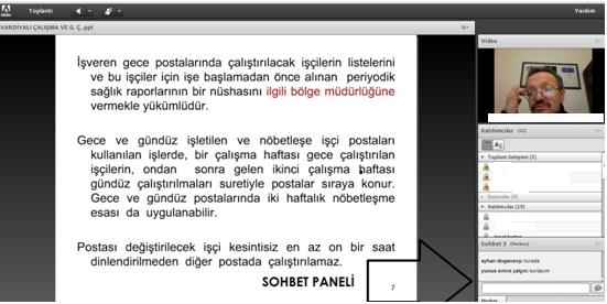 Adobe Connect sayfası yüklemesi gerçekleştirdikten sonra kısa bir süre içerisinde girişiniz SOS Yetkilileri tarafından onaylanacak ve Senkron