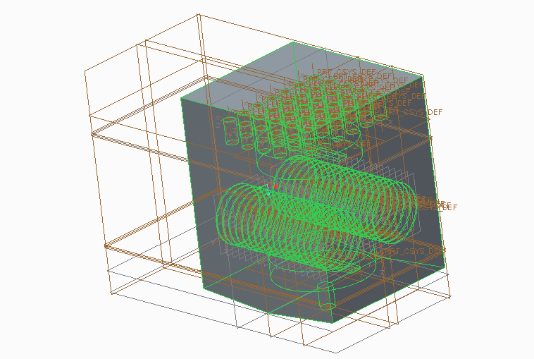 4.3 BulaĢık Makinesi CFD Modeli Bulaşık makinesinin çalışmasını analiz etmek için CFD modelini Creo da çizip, parçalarını montaj ettim ve step uzantısıyla kaydettim.