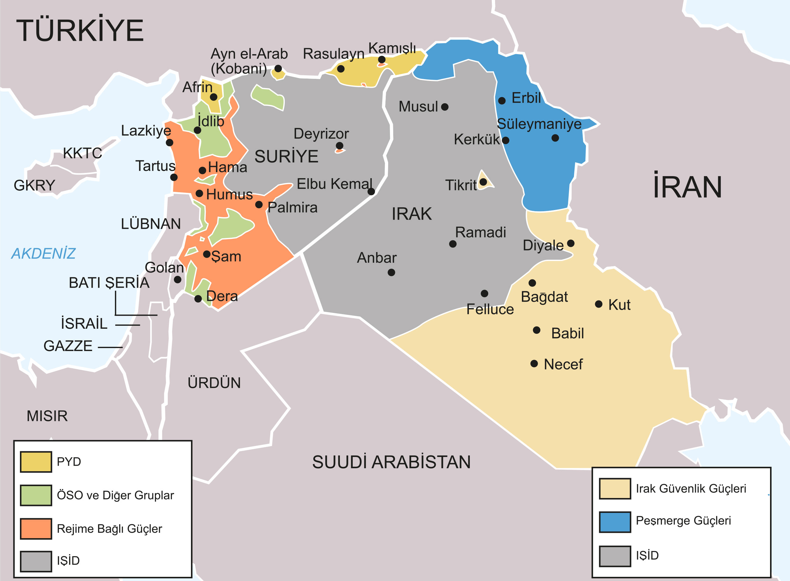 Irak ve Suriye deki Gelişmelerin Türkiye ye Etkileri BM ve diğer uluslararası teşkilatlar, 10 Haziran dan itibaren IŞİD in denetimindeki Türkmen bölgelerinde yaşanan insani dram karşısında sessiz