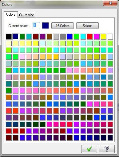 1.3.1.5. System Color (Renk Seçimi) OluĢturulan 2 boyutlu çizim, katı model ve yüzeylerin renklerini belirlemede kullanılır. Renk seçimi Attributes (nitelikler) ile de yapılabilir.