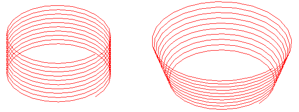 2.1.4.8.Create Helix ( Sarmal Eğri Çizimi ) Helisel yay ya da sarmal eğriler çizmek için kullanılır. Komut seçildiğinde ekrana Helix diyalog kutusu gelir. Resim 2.