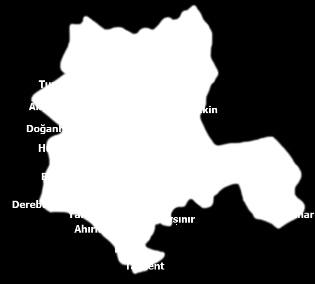 Konya Konya, Türkiye nin İç Anadolu Bölgesi nde yer almaktadır. 38.183 km 2 lik yüzölçümüyle Türkiye nin yüzölçümü en büyük olan ilidir.