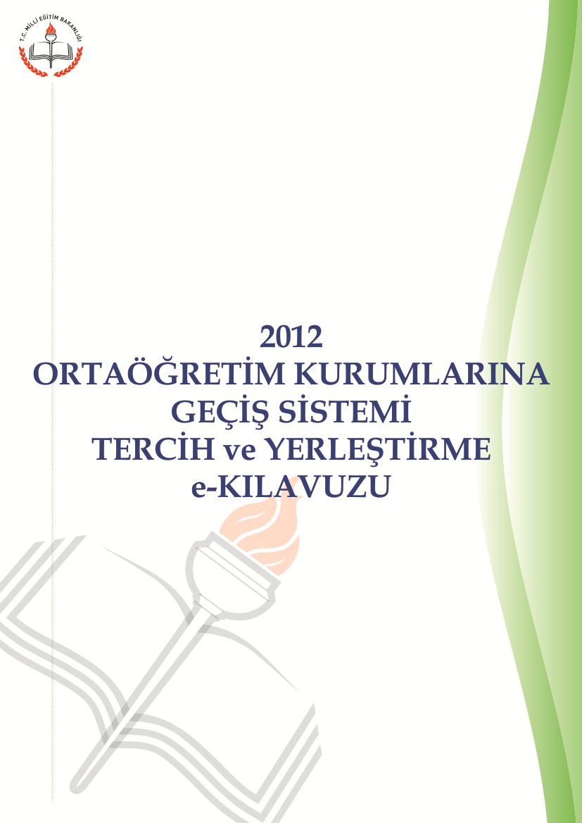 2012 Ortaöğretim Kurumlarına Geçiş