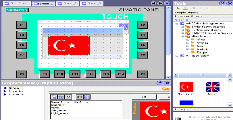 Grafik renkleri düzenleme