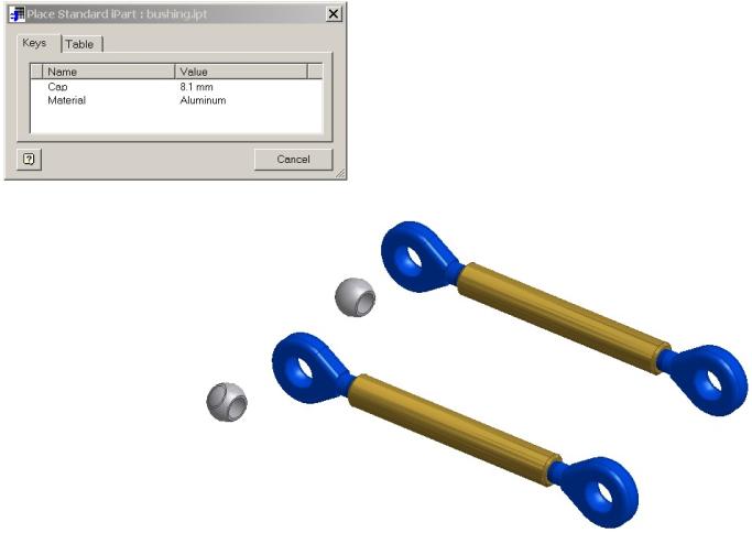 Autodesk Inventor 2008 Tanıtma ve Kullanma Kılavuzu SAYISAL GRAFİK Akıllı Parçaların Çizime Yerleştirilmesi 1. 06_Montaj.iam dosyasını açın. 2. Inventor panelinden Place Component komutunu çalıştırın.