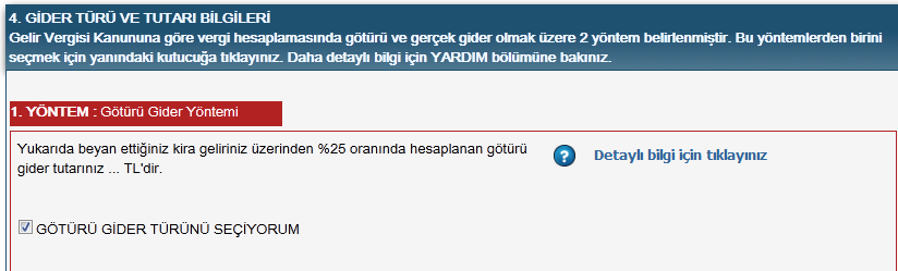 GERÇEK GİDER YÖNTEMİ NEDİR? Bu yöntemi seçtiğinizde Gelir Vergisi Kanununun 74'ncü maddesinde sayılan türden giderlerinizi belgelendirmek kaydıyla gider olarak düģebilirsiniz.