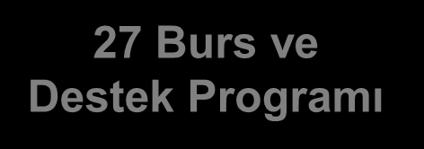 TÜBİTAK - BİDEB Destek Programları Doğrudan Destekler Dolaylı Destekler 27 Burs ve Destek Programı Ortaöğretim Öğrencileri Arası Araştırma Projeleri Yarışması Lisans ve Lisans Öncesi, Öğretmen ve