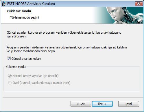 Yüklemenin bir sonraki adımı, program parametrelerini korumak için parola girmektir. Programı korumak istediğiniz bir parola seçin. Onaylamak için parolayı yeniden yazın.