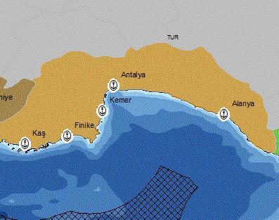 Türkiye için Balast Suyu Durum Değerlendirme Raporu 19 Antalya Bölge Müdürlüğü 816 701,750 50,432 917