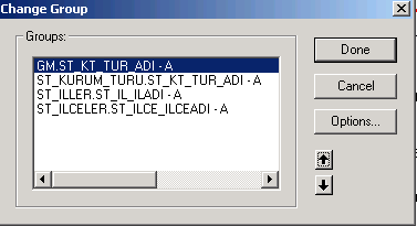 Select Expert: Kayıt ya da gruplar formüllerini düzeltmeyi ve yeni formül oluşturmayı sağlar. Edit selection Formula: Kayıt yada gruplar üzerinde formül oluşturmamızı sağlar.