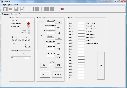 STEMO-3 PROGRAMLAMA KILAVUZU Kısayol Butonlar : Programın kullanılması ile ilgili komutlar butonlar şeklinde düzenlenmiştir. Menü ile yapılacak işlemler ayrıca butonlar ile de yapılabilir.