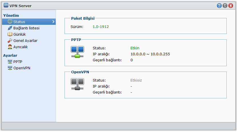 DSM hizmetlerine QuickConnect yoluyla erişmek için: 1 İstemci uygulamanızı başlatarak Synology sunucusu sunucunuza bağlanın.