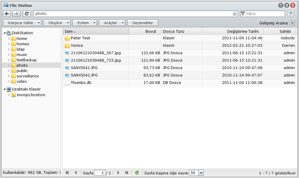 Dosyalara File Station aracılığıyla Erişin Synology RackStation Kullanım Kılavuzu File Station DSM'nin dosya yönetim aracıdır, İnternet üzerindeki DSM kullanıcılarının Synology sunucusu klasörlerine