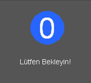 Soğutma fanları soğutma devri için yaklaşık 10 saniye çalışmaya devam eder ve AÇIK/BEKLEMEDE LED'i Yeşil Renkte Yanıp Söner.