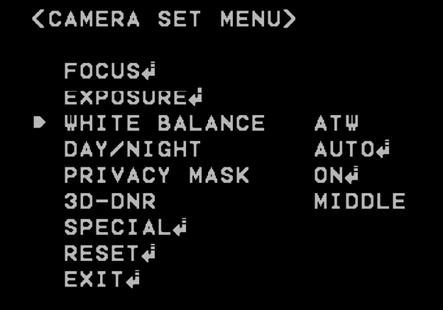 Işıklama ayarları IRIS Kamera işlevi için istenen lens IRIS değerini seçin. [EXPOSURE] menüsü üzerinden [IRIS] seçeneğini seçin ve daha sonra bir değer seçin.