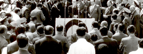 1953 de Kızılay Kongresi nde Genel Başkan Prof. Dr.