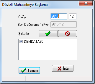 Hali hazırda eski ekrandan girilmiş olan devir kayıtları ve ömür yılı değişiklik kayıtları dbupdate işlemi ile yeni tabloya aktarılacaktır.