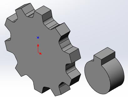 Ġnsert menüden Part komutu ile bu parçalar çizim alanına çağrılarak yerleģtririlir. Daha sonra Add, Subtract ve Common iģlemlerinden birisi seçilir.