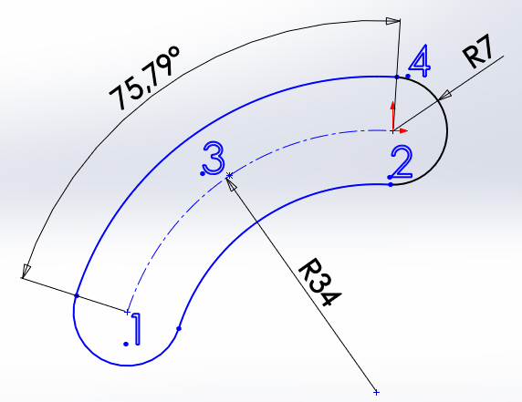 Add dimension: Ölçülendirme ekle Parameters: Parametreler Center X coordinate: Merkezin X koordinatı Center Y coordinate: Merkezin Y koordinatı Radius of Arc: Yayın yarıçapı Angle of Arc: Yayın