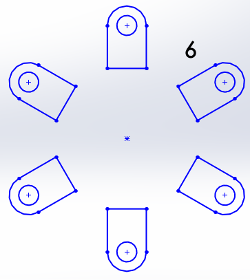 Reverse Direction: Yönü ters çevir. Center X: X eksenindeki merkez Center Y: Y eksenindeki merkez Spacing: Toplam nesne sayısına bölünecek açı Equal spacing: Nesneler arasını eģit açıda ayarlar.