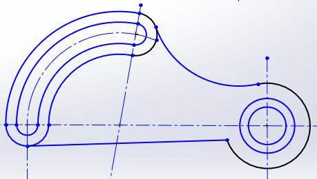 Ve R13 mmlik yuvarlatmayı Fillet komutu ile yapınız. Line Format Araç çubuğunu açınız.