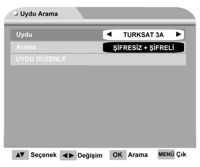 ANA MENÜ EKRANI 5-NIT Search: Network Arama bu sayfadan yapılır. Network Arama yapabilmek için gerekli Olan TP bilgisini girmeniz gerekir.