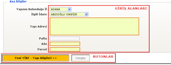 3.3 19 Sistem Arayüz Ekranı Sistem arayüz ekranı üç bölüme ayrılmıştır: 1. Kısayol Menüsü: Bu menüde hızlı erişime ihtiyaç duyacağınız işlemlerin sekmeleri bulunmaktadır. 2.