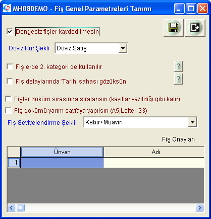 ÖN TANIMLAMALAR VE PARAMETRE AYARLARI Beyannamelerin hesaplanarak dökümünün alınabilmesi için programda bir dizi ön tanımlama yapılır.