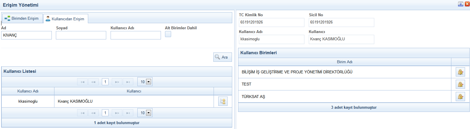 ** Klasör erişimi verme işleminde önemli olan nokta erişim tipinin doğru seçilmiş olmasıdır.