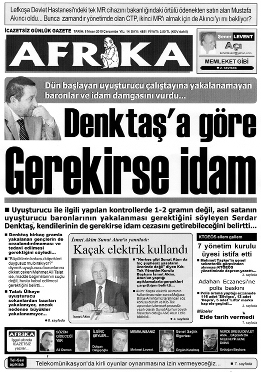 14 9 Nisan 2015 Perþembe BULMACA Soldan Saða: 1-Ýktidarý veya bir makamý ele geçirme çekiþmesi (iki kelime). 2-Yünden dövülerek yapýlan kalýn ve kaba kumaþ. Ters okunuþu "Rütbe, derece".