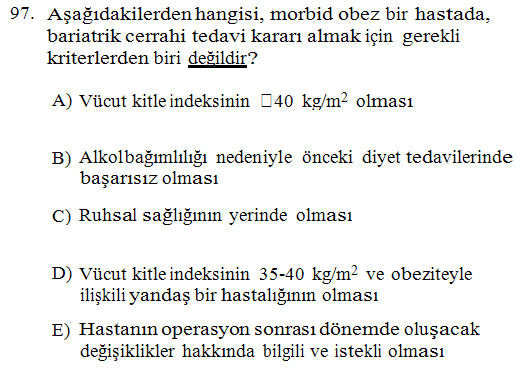 Cevap : D Referans: e-tus İpucu Serisi Genel Cerrahi Ders Notları Sayfa: 150 152 İnferior mezenterik arter dalları; 1 Sol kolik arter 2 Sigmoidal arter 3 Sup rektal arter Cevap : B Sayfa