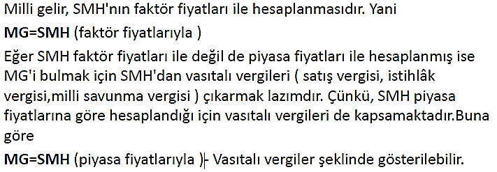 SAFİ MİLLİ HASILA (SMH): Ülkenin ekonomik durumunu ve refah seviyesini belirlemek amacıyla, gayrisafi milli hasıla'dan amortismanların çıkarılması yoluyla elde edilen değerdir.