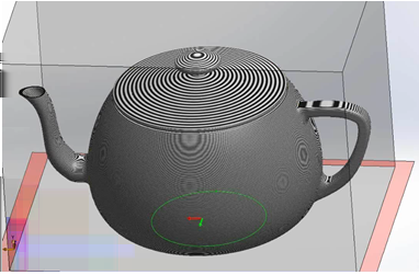 SOLIDWORKS Temelleri İnce çizgiler, yalnızca 3B Yazdır PropertyManager açık olduğunda belirir. RealView açıksa ince çizgileri bir çıkıntı haritası olarak görebilirsiniz.