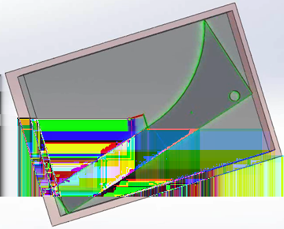 SOLIDWORKS Temelleri Yazdırma yatağı ile hizalanan yüzün yönünü değiştirirseniz önerilen maksimum ölçeklendirme faktörü yeniden hesaplanır. 4.