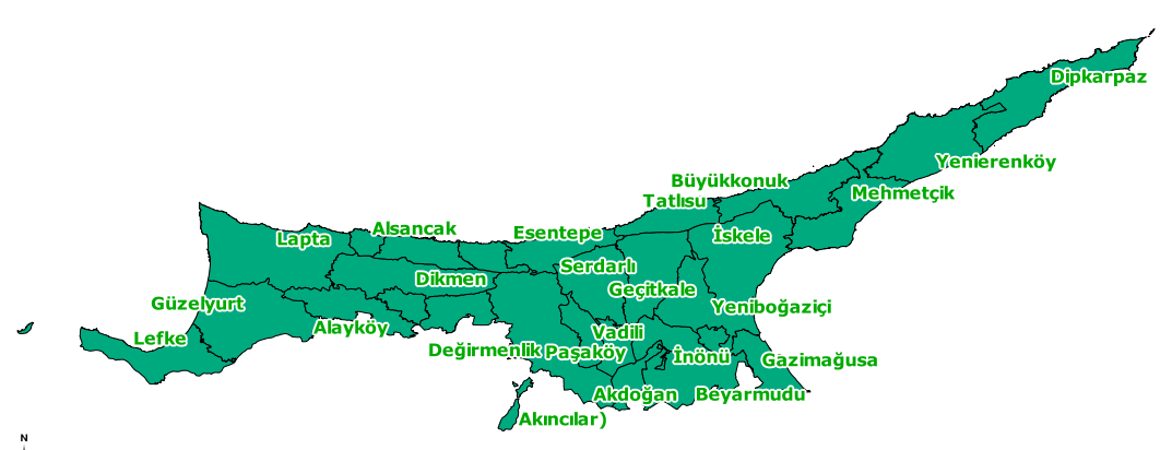 Farklı semboloji stilleri ve etiketlendirme alternatifleri