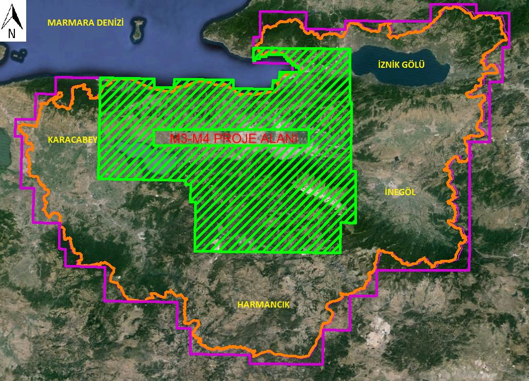 H.KUTOĞLU vd. Şekil 2. M5 Proje alanı 5.1.