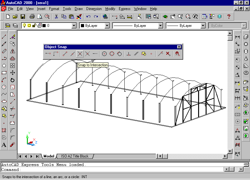 Ana Menu altında dört yıldız iģaretiyle ( * * * * ) veya Pull-down (Sarkan) Menu de View- TOOLBARS içerisinde yer alan ve çizimin daha hassas ve kolay yapılmasını sağlayan yardımcı araçlardır.