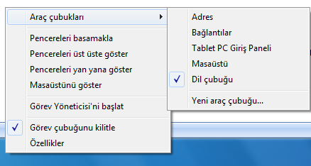 Görev yöneticisini başlat Görev yöneticisi, bilgisayarda çalışmakta olan programlar, işlemler ve hizmetlerin görüntülenmesine olanak tanımaktadır.