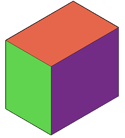 2.8.2. Box (Kutu) Box komutu ile istenilen uzunluk, genişlik ve yüksek değerine sahip dikdörtgen prizması şeklinde kutu model oluşturmak için kullanılmaktadır.