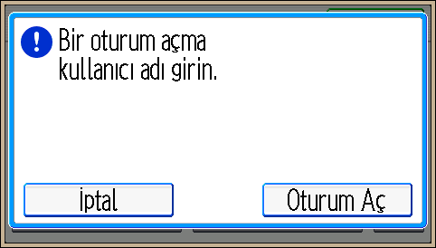 1. Başlarken Kontrol Panelini Kullanarak Oturum Açma Bu bölümde Temel Kimlik Doğrulama, Windows Kimlik Doğrulama, LDAP Kimlik Doğrulama veya Entegrasyon Sunucusu Kimlik Doğrulama ayarlı olduğunda