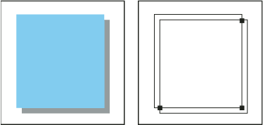 ILLUSTRATOR CS3 415 Konturun, yayma bindirme için kullanılan kopyası A. Üst baskı yapılan üst kontur, yayma bindirmeyi oluşturur B. Alt kontur, altını gizlemeyi oluşturur C. Altını gizleme alanı D.