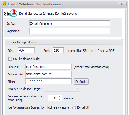 E-posta Yakalama E-posta yakalama modülü gelen ya da giden e-postalarınızın belirli kriterler tanımlanarak kullanıcıdan bağımsız bir şekilde istenilen Docsvault klasörlerine aktarılmasına olanak