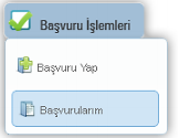 Bu nedenle başvuru tamamlama işleminden önce tüm kontrol ve değişiklikleri yaptığınıza emin olunuz.