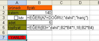 FONKSĠYONLARI SAYISAL DEĞERE ÇEVĠRME Bu iģlem için fonksiyonlar yada formüller seçilir ctrl +c ile hafızaya kopyalanır.