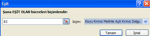 26 Üst tarafta çıkan mesajın nedeni dersde anlatılmıģtır.