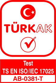 GIDA ENSTİTÜSÜ Laboratuvarlarımız TÜRKAK tarafından TS EN ISO/IEC 17025 standardına göre uluslararası akreditasyon belgesine sahiptir.