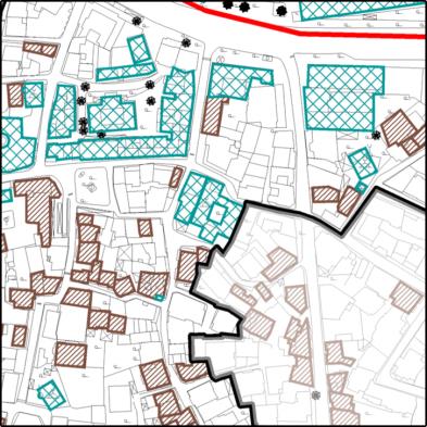 ADI İNEBEY MEDRESESİ PAFTADAKİ NO B18 İL/İLÇE/MAHALLE BURSA/OSMANGAZİ ENVANTER NO A130 PAFTA/ADA/PARSEL E. -/641/3 Y.-/5554/3 TAHTAKALE MAH. İNEBEY CAD.