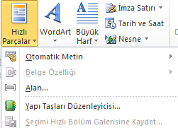 Şekil 227 de dokümana bir metin kutusunun eklenmiş hali görülmektedir. Doküman içerisine metin kutusu eklendikten sonra istenilen düzenlemeler yapıla bilinmektedir.