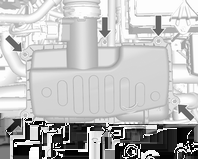 Araç bakımı 179 Motor hava filtresi Tip 1 1. Hava filtresi kapağı takma klipslerini çözülü konuma getirin ve kapağı açın. 2. Hava filtresini değiştirin. 3.